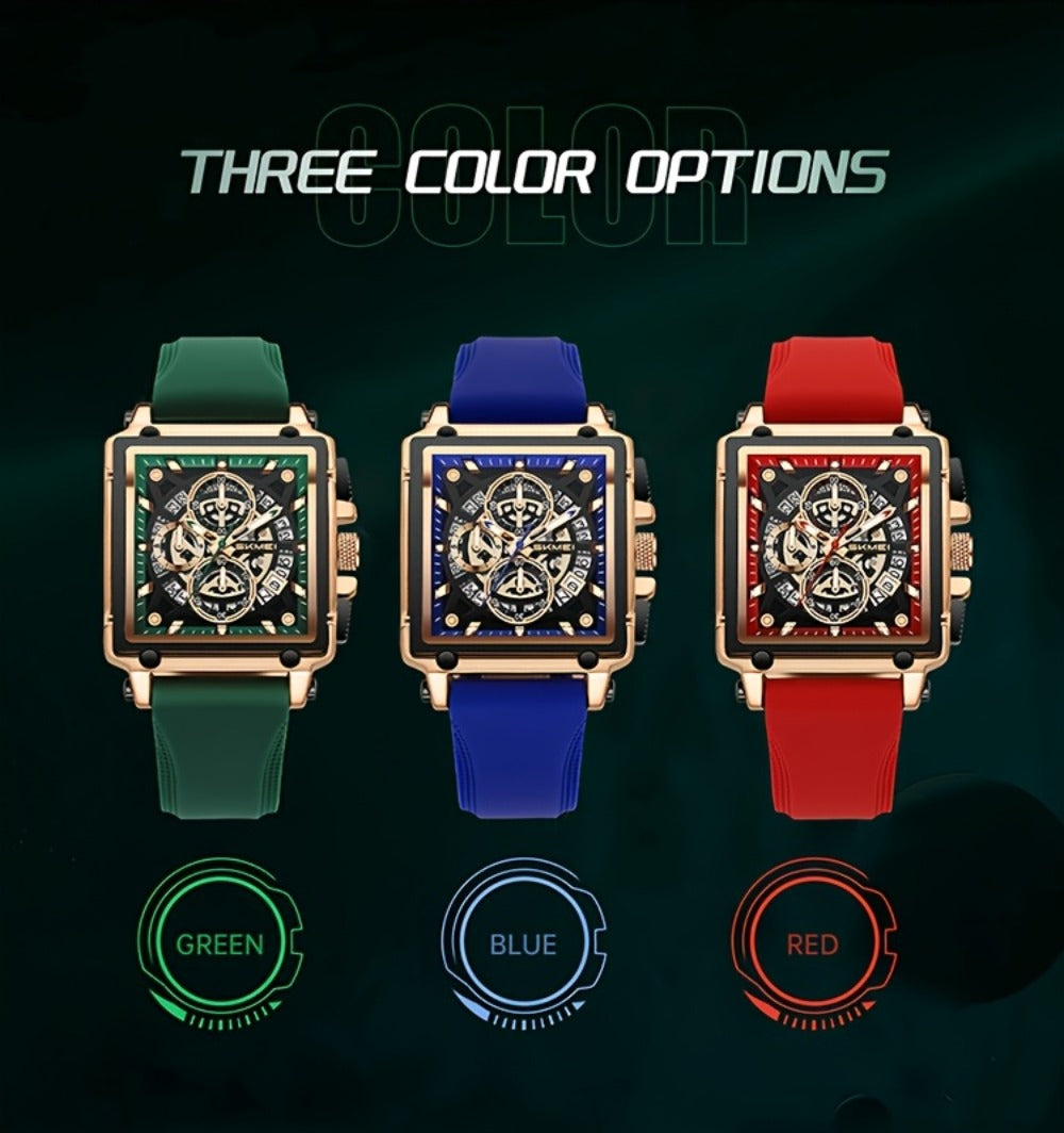 Men's Quartz Watch - SKMEI Chronograph Date Display Luminous Hands 3ATM Waterproof Casual - product detail view 25