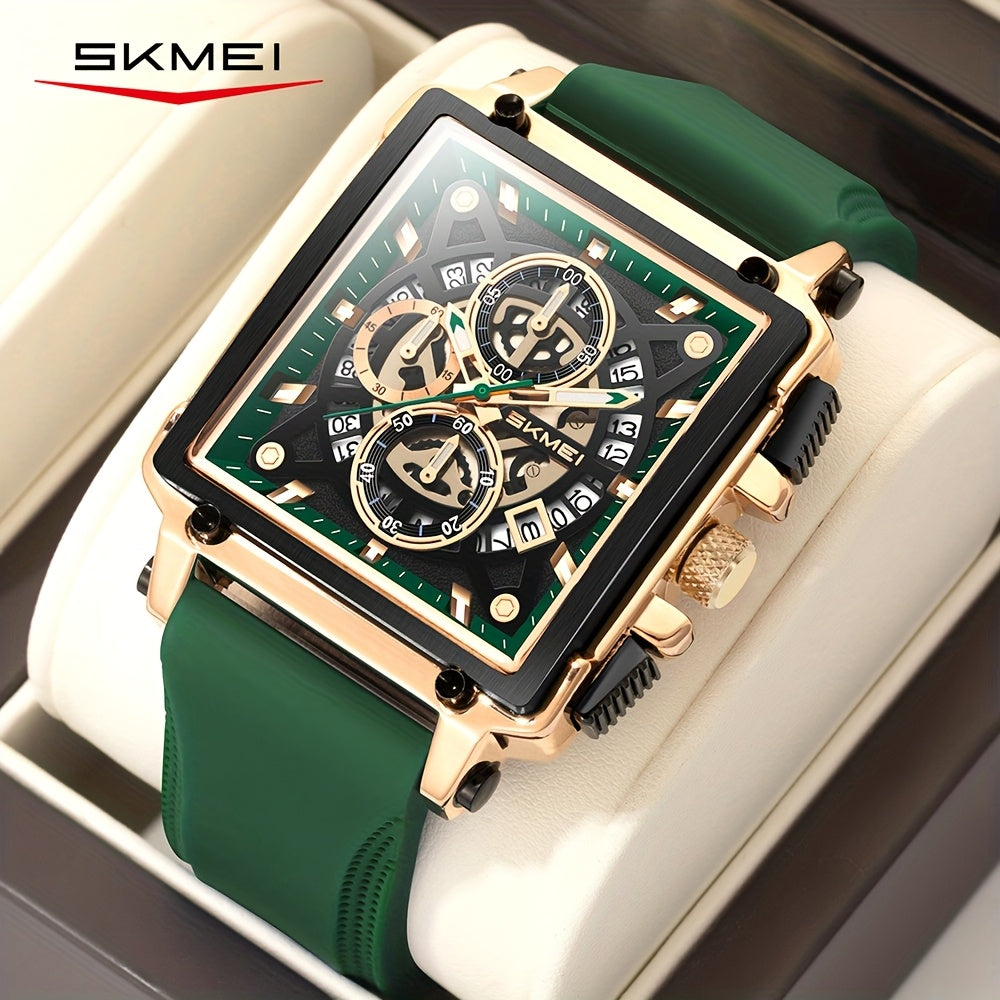 Men's Quartz Watch - SKMEI Chronograph Date Display Luminous Hands 3ATM Waterproof Casual - product detail view 28