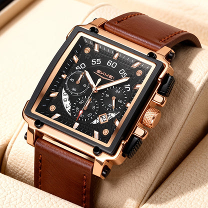 Men's Quartz Watch - SKMEI Chronograph Date Display Luminous Hands 3ATM Waterproof Casual - product detail view 30