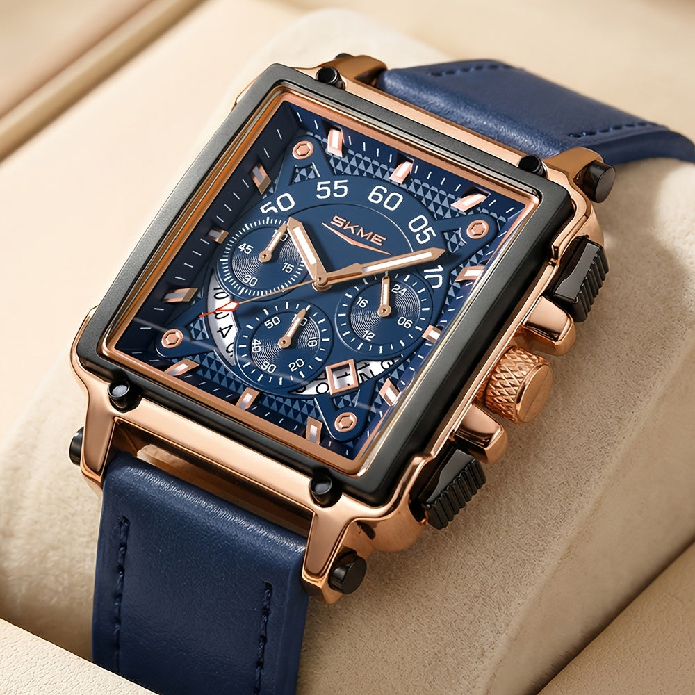 Men's Quartz Watch - SKMEI Chronograph Date Display Luminous Hands 3ATM Waterproof Casual - product detail view 31