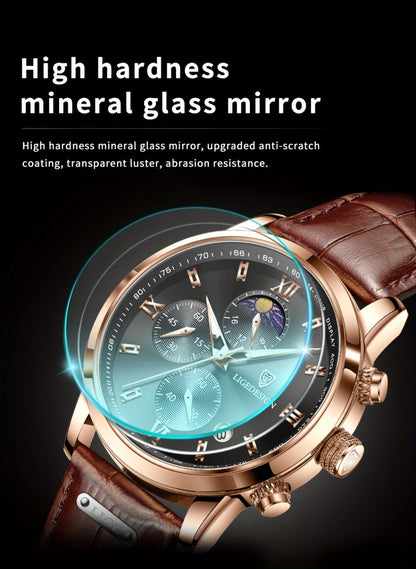 Men's Quartz Watch - Sport Waterproof Chronograph for Luminous Calendar Wristwatch, Casual - product detail view 16