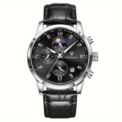 Men's Quartz Watch - Sport Waterproof Chronograph for Luminous Calendar Wristwatch, Casual - product detail view 22