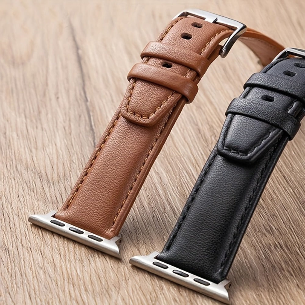 Men's Watch - Apple Band Leather Calfskin | Compatible with Series Ultra - product detail view 6