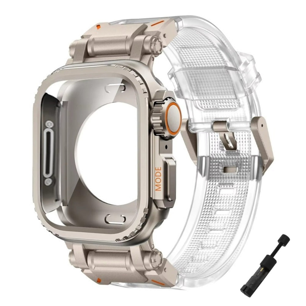 Men's Watch - Apple Band Stainless Steel Mesh Strap Compatible with Series 11 10 9 8 7 6 - main product view