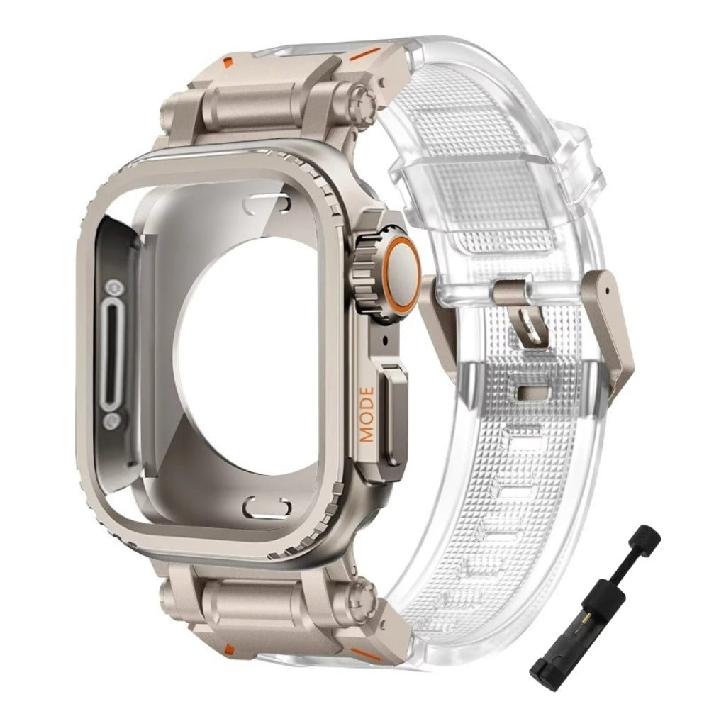 Men's Watch - Apple Band Stainless Steel Mesh Strap Compatible with Series 11 10 9 8 7 6 - product detail view 3