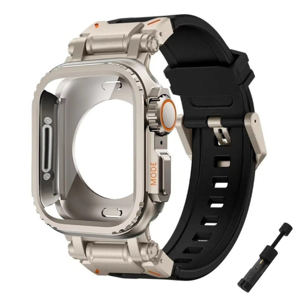 Men's Watch - Apple Band Stainless Steel Mesh Strap Compatible with Series 11 10 9 8 7 6 - product detail view 5