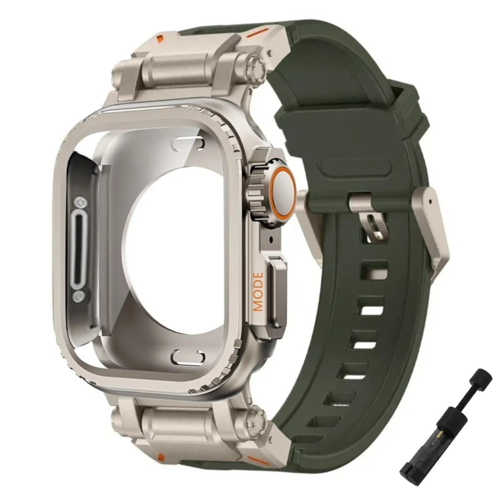 Men's Watch - Apple Band Stainless Steel Mesh Strap Compatible with Series 11 10 9 8 7 6 - product detail view 7