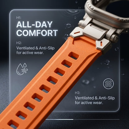 Men's Watch - Apple Band Stainless Steel Mesh Strap Compatible with Series 11 10 9 8 7 6 - product detail view 8