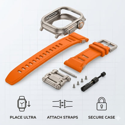 Men's Watch - Apple Band Stainless Steel Mesh Strap Compatible with Series 11 10 9 8 7 6 - product detail view 12