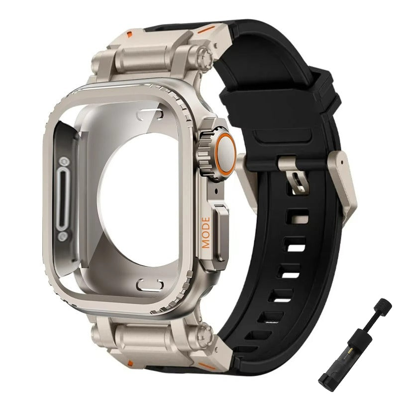 Men's Watch - Apple Band Stainless Steel Mesh Strap Compatible with Series 11 10 9 8 7 6 - product detail view 28