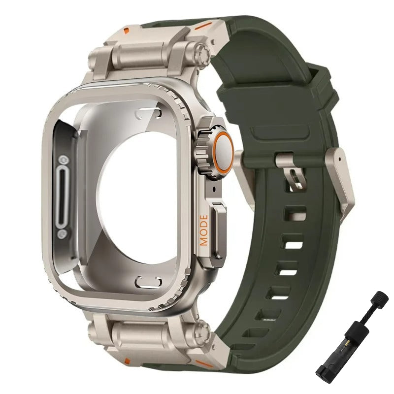 Men's Watch - Apple Band Stainless Steel Mesh Strap Compatible with Series 11 10 9 8 7 6 - product detail view 29