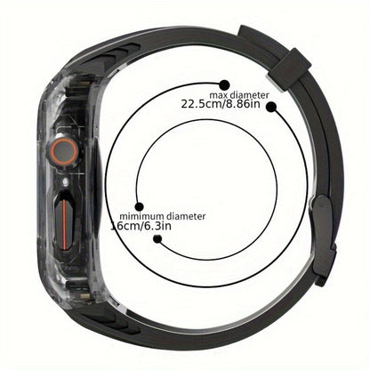 Men's Watch - Apple Band Transparent Case Set Clear Polycarbonate Modification Kit with - product detail view 2