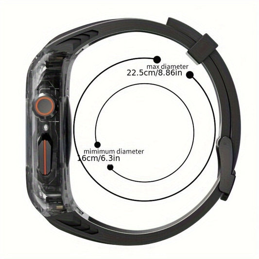 Men's Watch - Apple Band Transparent Case Set Clear Polycarbonate Modification Kit with - product detail view 2