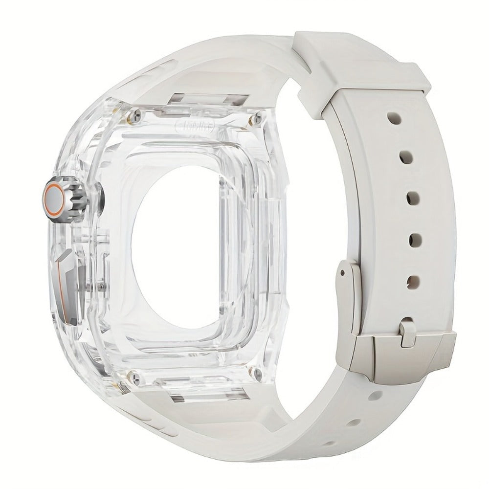 Men's Watch - Apple Band Transparent Case Set Clear Polycarbonate Modification Kit with - product detail view 3