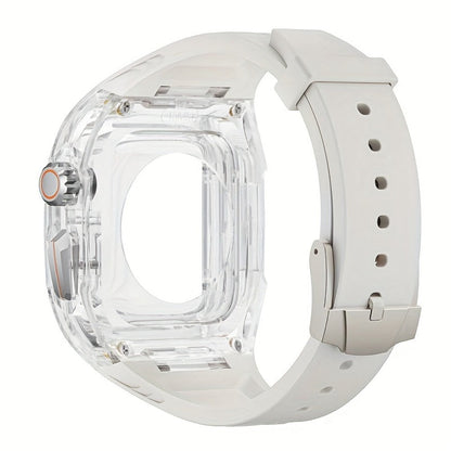 Men's Watch - Apple Band Transparent Case Set Clear Polycarbonate Modification Kit with - product detail view 3