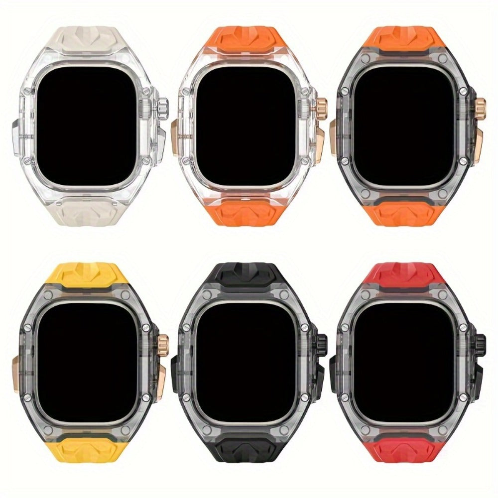 Men's Watch - Apple Band Transparent Case Set Clear Polycarbonate Modification Kit with - product detail view 4