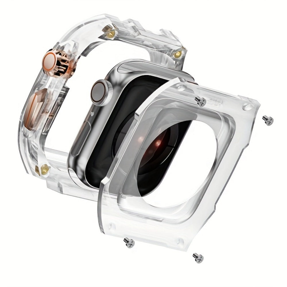 Men's Watch - Apple Band Transparent Case Set Clear Polycarbonate Modification Kit with - product detail view 14