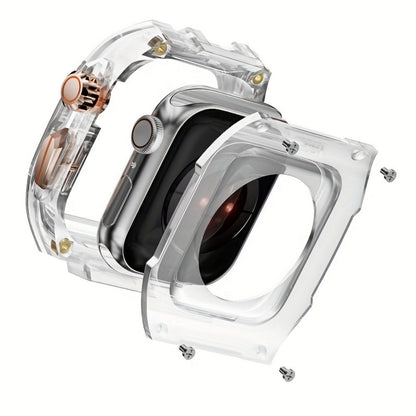 Men's Watch - Apple Band Transparent Case Set Clear Polycarbonate Modification Kit with - product detail view 14