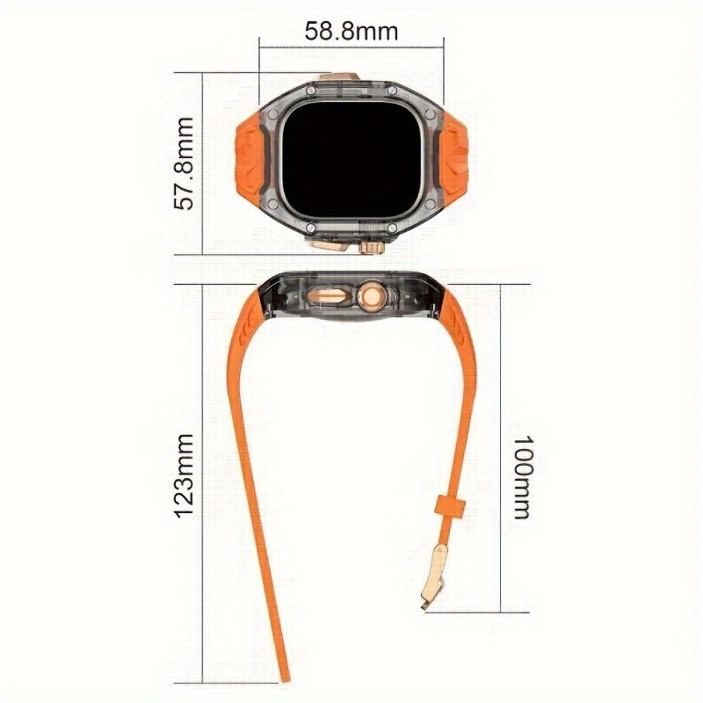 Men's Watch - Apple Band Transparent Case Set Clear Polycarbonate Modification Kit with - product detail view 15