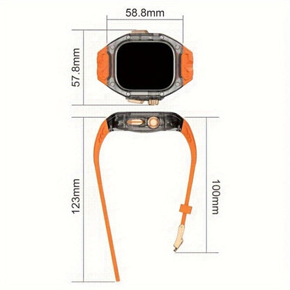 Men's Watch - Apple Band Transparent Case Set Clear Polycarbonate Modification Kit with - product detail view 15