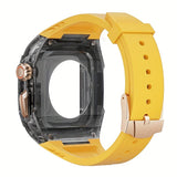 Transparent black + yellow