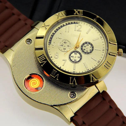 Men's Watch - Lighter for Lingkun Casual Wristwatch with Windproof Smoke Lighter - product detail view 8