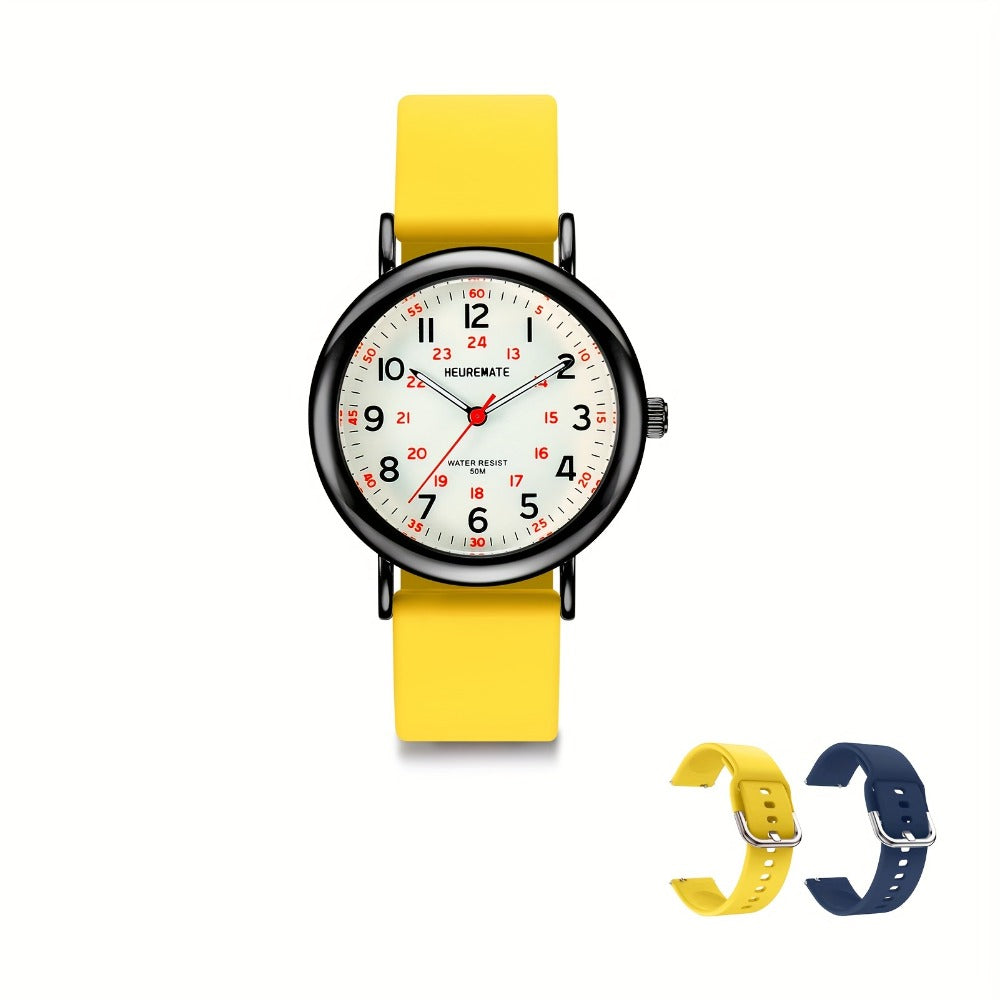 Men's Watch - Nurse Waterproof Luminous Easy-Read Dial 24-Hour Second Hand Colorful - product detail view 3