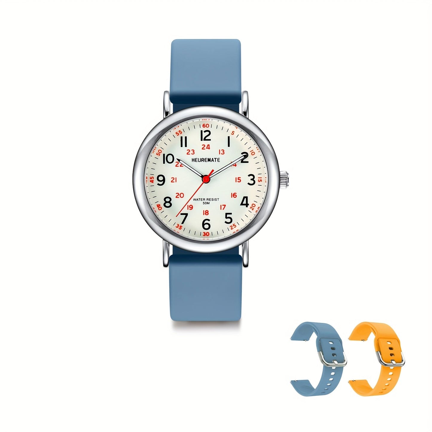 Men's Watch - Nurse Waterproof Luminous Easy-Read Dial 24-Hour Second Hand Colorful - product detail view 21
