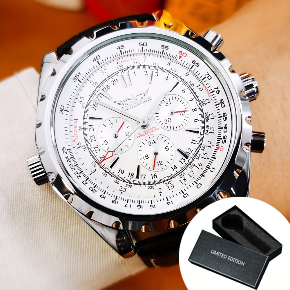 Men's Watch - 's Pilot Automatic Mechanical Multifunctional Sub-Dials, Week & 24H - product detail view 3