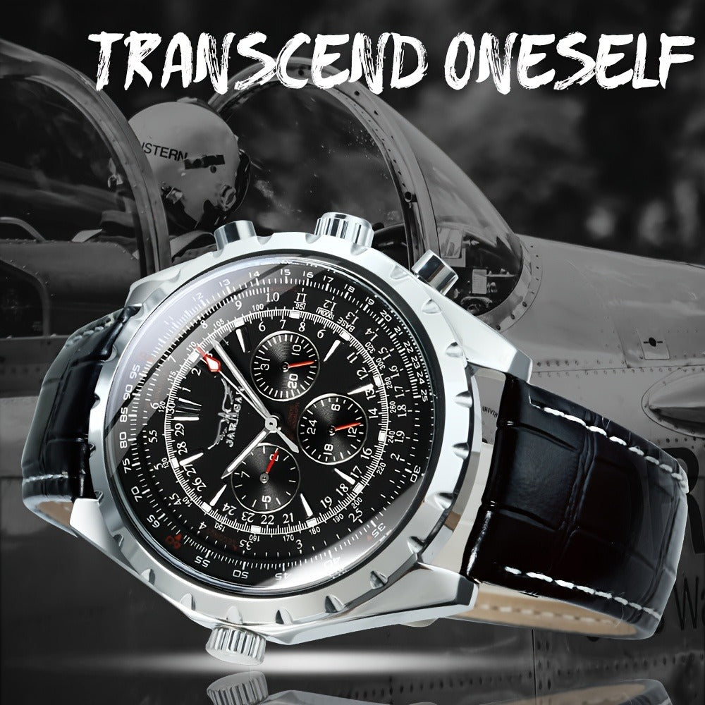 Men's Watch - 's Pilot Automatic Mechanical Multifunctional Sub-Dials, Week & 24H - product detail view 4
