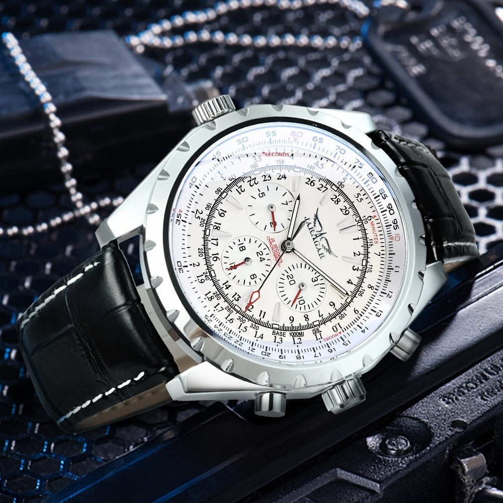 Men's Watch - 's Pilot Automatic Mechanical Multifunctional Sub-Dials, Week & 24H - product detail view 5