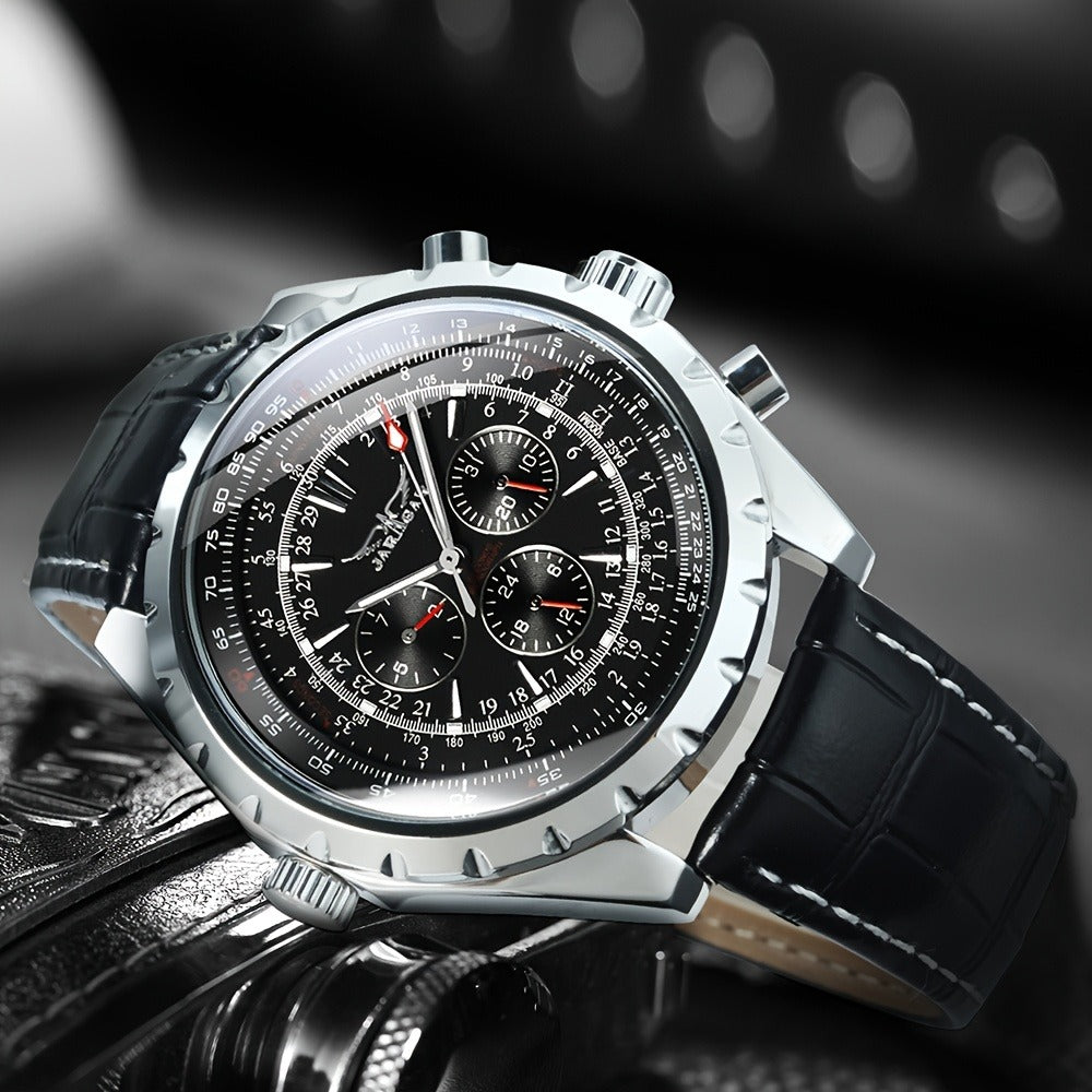 Men's Watch - 's Pilot Automatic Mechanical Multifunctional Sub-Dials, Week & 24H - product detail view 6