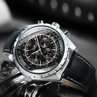 Men's Watch - 's Pilot Automatic Mechanical Multifunctional Sub-Dials, Week & 24H - product detail view 6