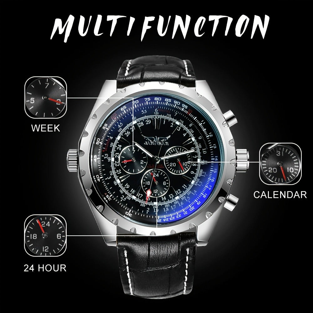Men's Watch - 's Pilot Automatic Mechanical Multifunctional Sub-Dials, Week & 24H - product detail view 7