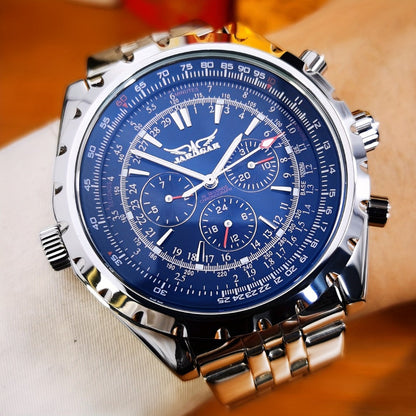 Men's Watch - 's Pilot Automatic Mechanical Multifunctional Sub-Dials, Week & 24H - product detail view 11