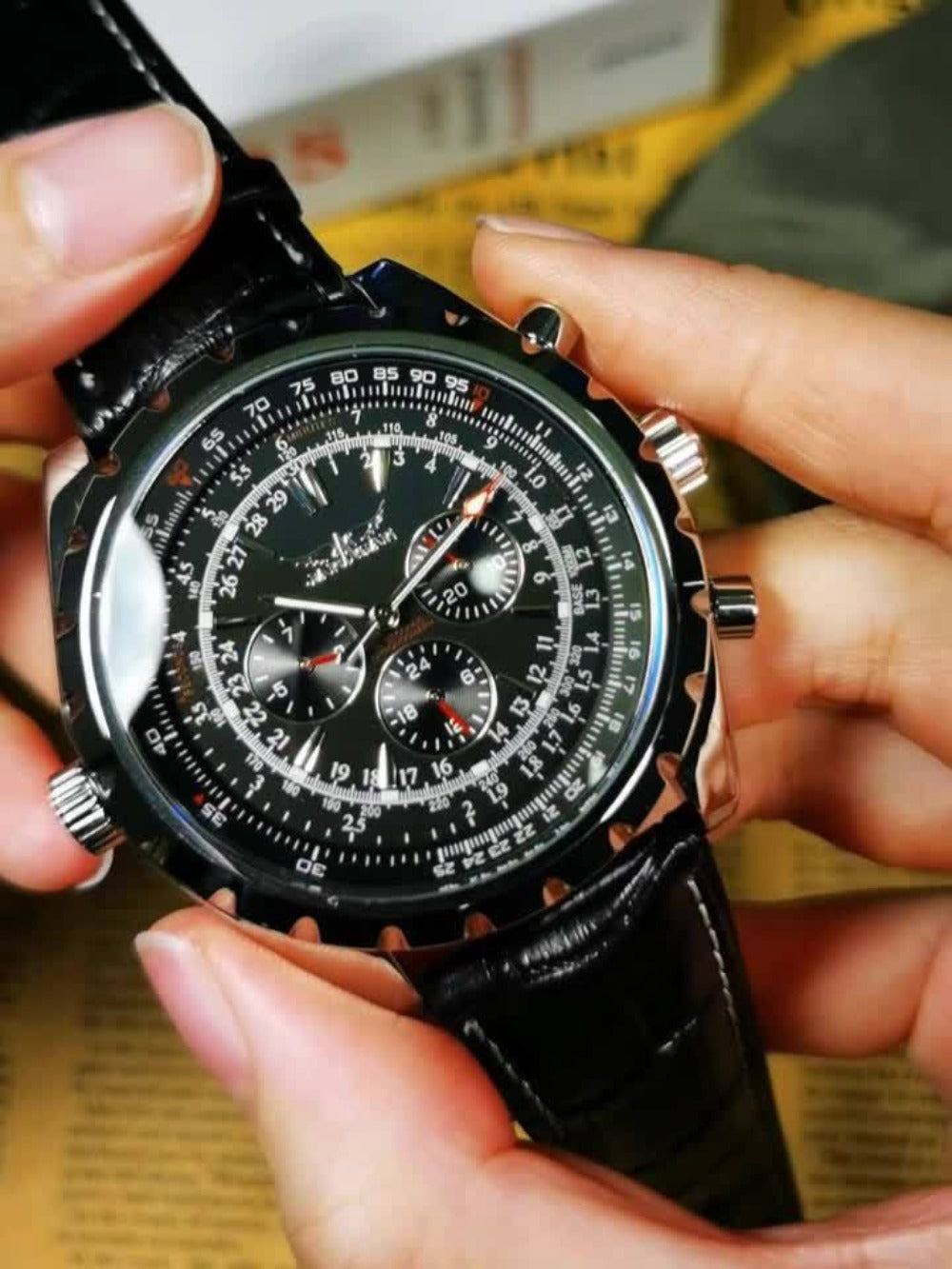 Men's Watch - 's Pilot Automatic Mechanical Multifunctional Sub-Dials, Week & 24H - product detail view 12