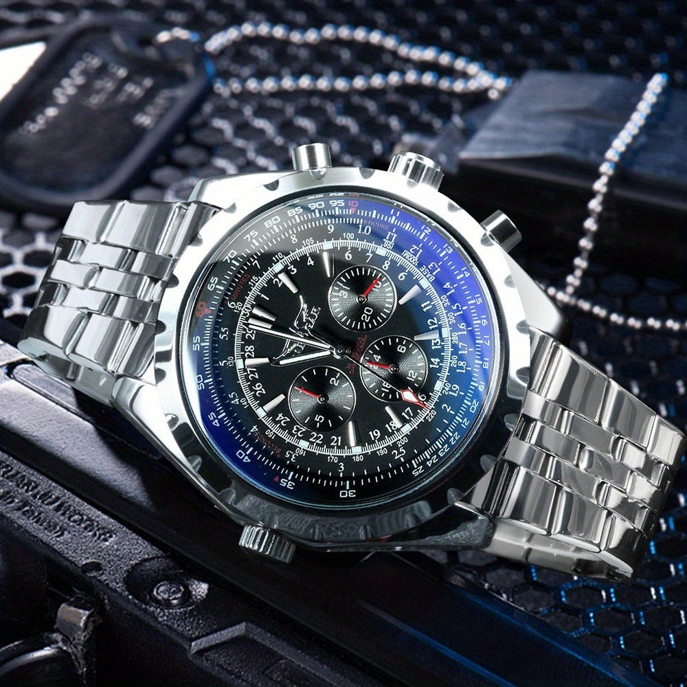 Men's Watch - 's Pilot Automatic Mechanical Multifunctional Sub-Dials, Week & 24H - product detail view 14