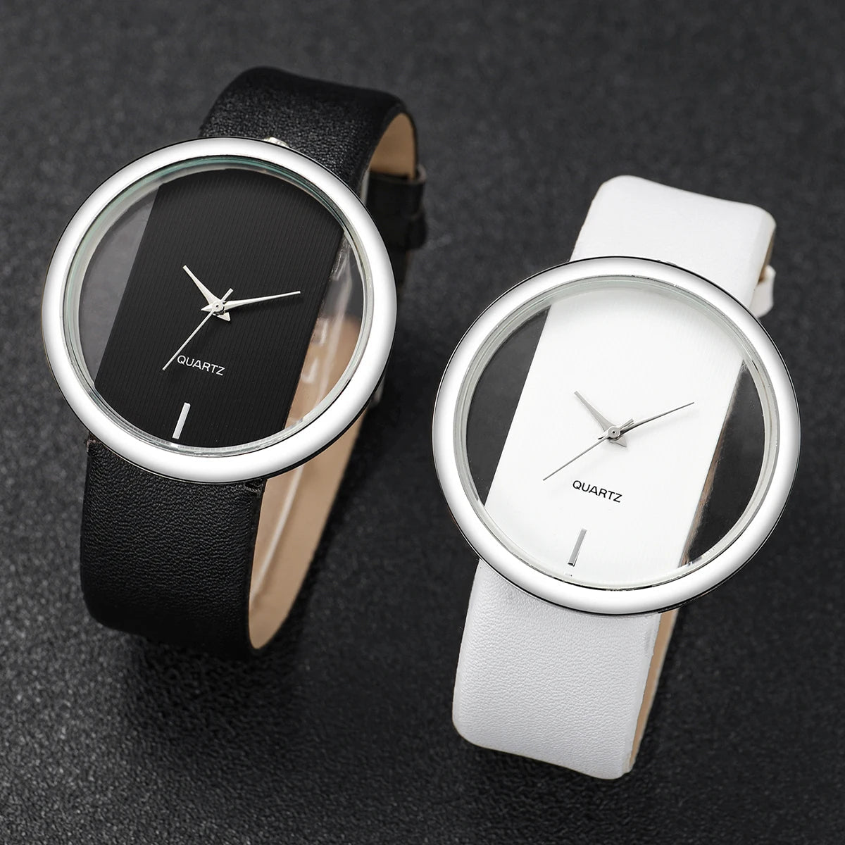 Women's Watch - 's Set 2 Pieces Elegant Fashion Analog Wristwatch Ladies Trendy Casual - product detail view 10