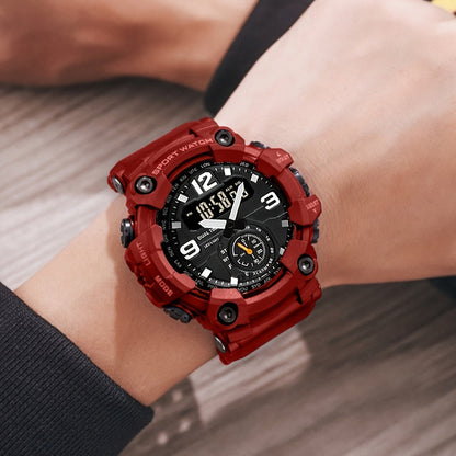 Men's Watch - 's Sports Digital Dual Display TPU Strap Fashion Analog Digital Wristwatch - product detail view 6
