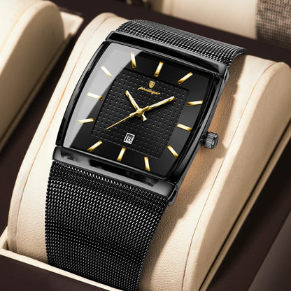 Men's Watch - 's Waterproof Fashion 3ATM Water Resistant, Stainless Steel Mesh Band - product detail view 7