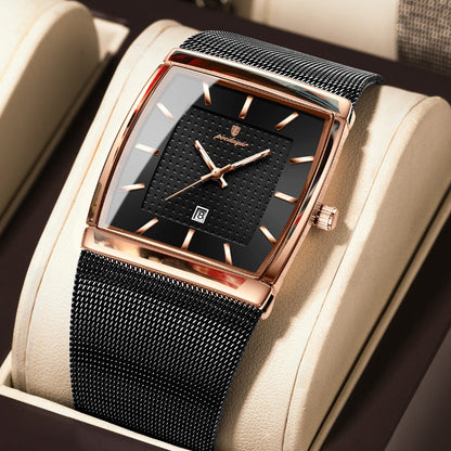 Men's Watch - 's Waterproof Fashion 3ATM Water Resistant, Stainless Steel Mesh Band - product detail view 22
