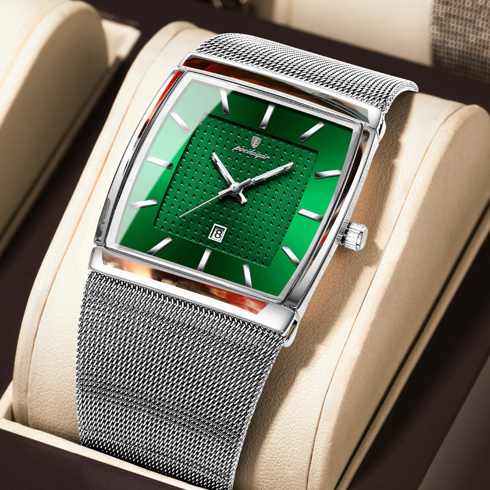 Men's Watch - 's Waterproof Fashion 3ATM Water Resistant, Stainless Steel Mesh Band - product detail view 27