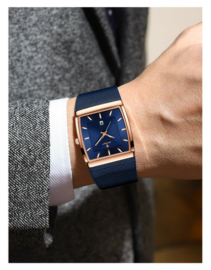 Men's Watch - 's Waterproof Fashion 3ATM Water Resistant, Stainless Steel Mesh Band - product detail view 29