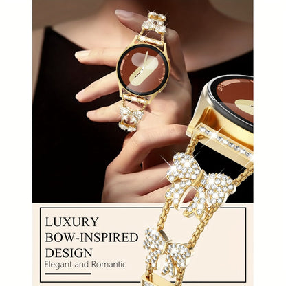 Women's Watch - Samsung Galaxy Band for Rhinestone Bowknot BIIFAKOO Elegant Bracelet - product detail view 8