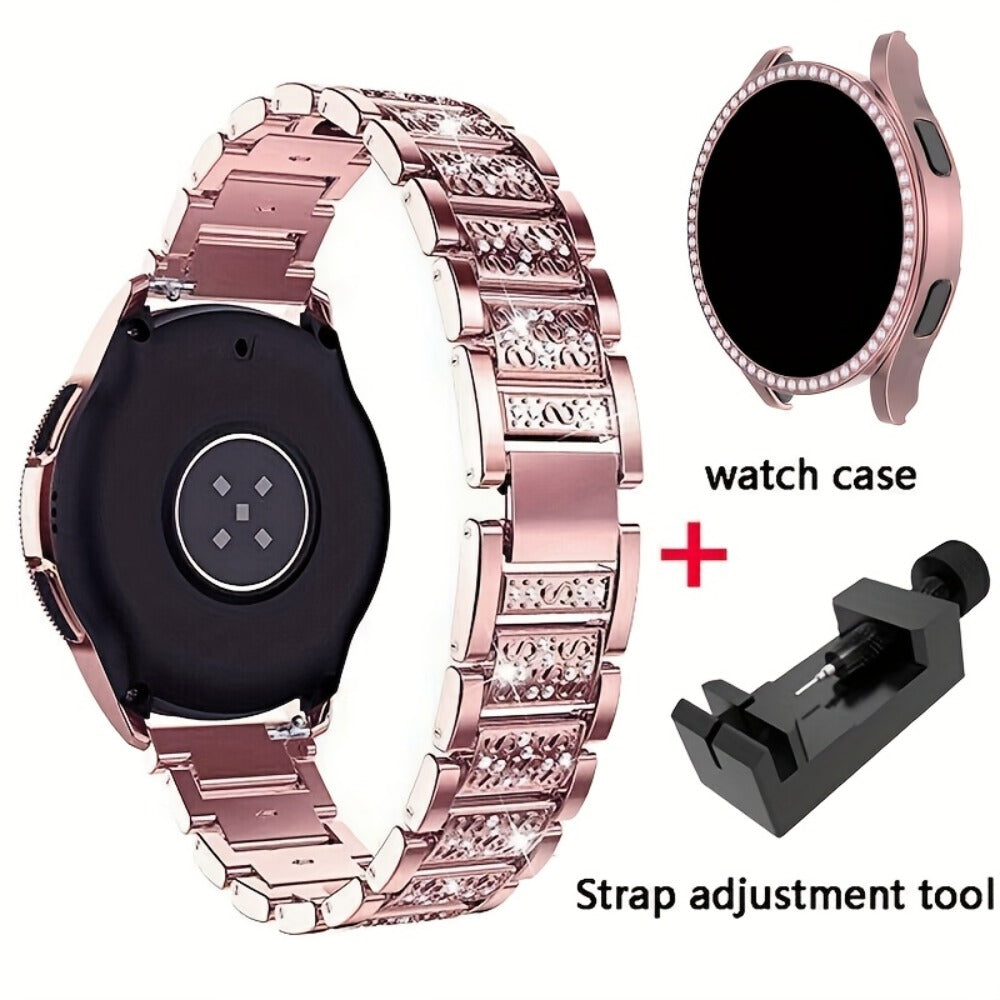 Women's Watch - Samsung Galaxy Band Rhinestone Set Full Crystal Bling Strap with Single - product detail view 3