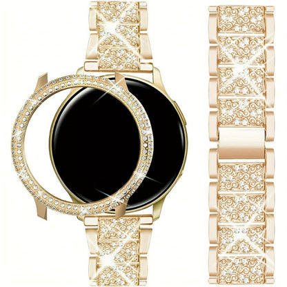 Women's Watch - Samsung Galaxy Band Rhinestone Set Full Crystal Bling Strap with Single - product detail view 9
