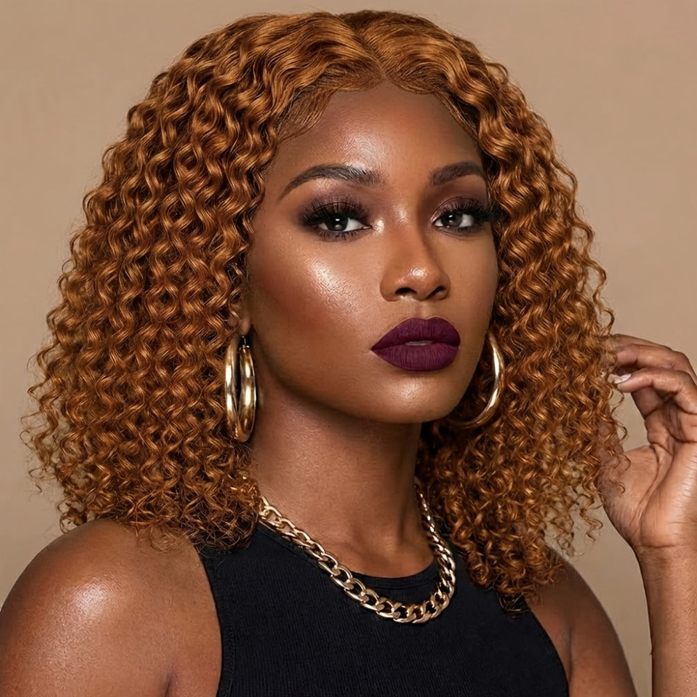 Women's Wig - Deep Wave | Pre-Styled Hairline, Fluffy Thick Natural Look, Comfortable - product detail view 5