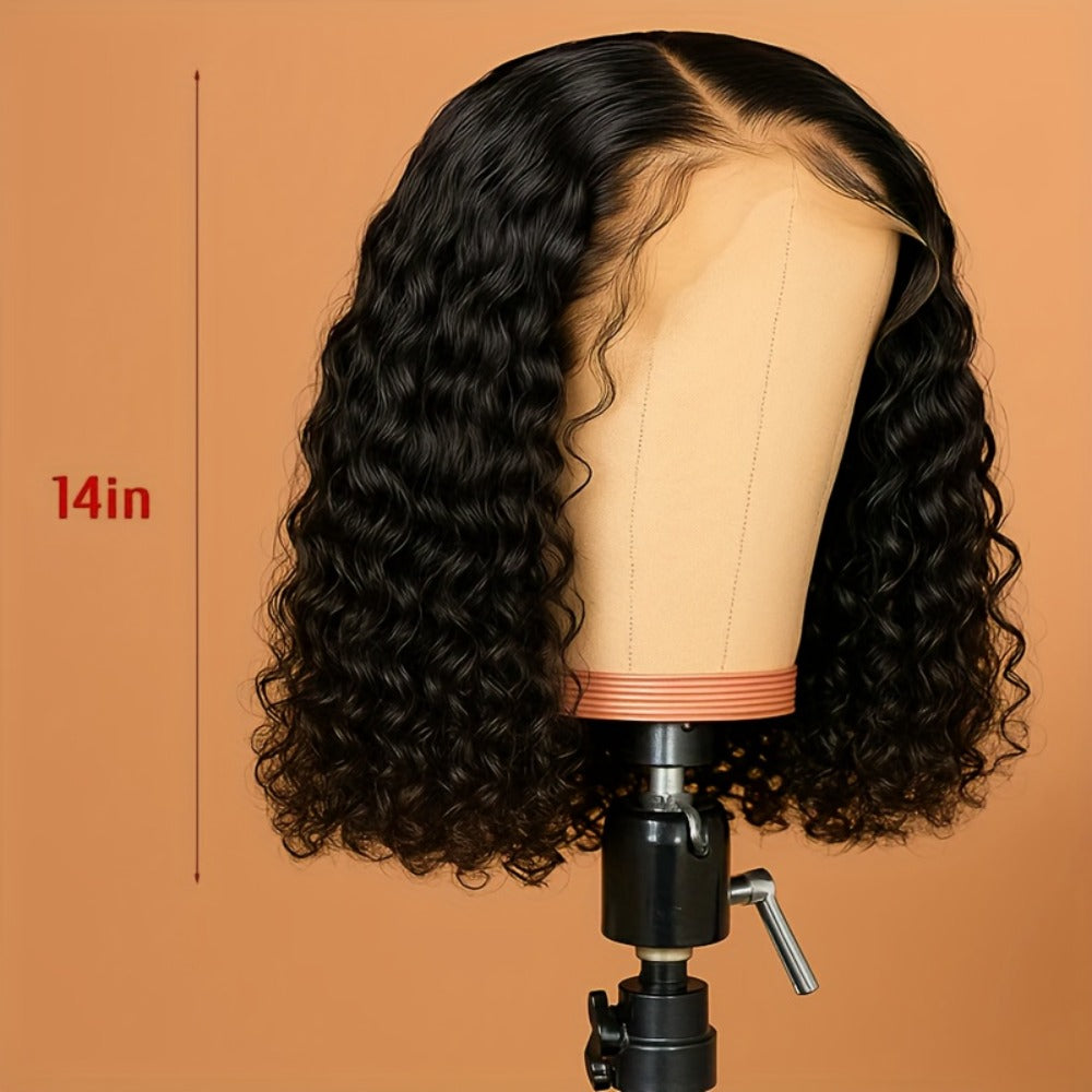 Women's Wig - Deep Wave | Pre-Styled Hairline, Fluffy Thick Natural Look, Comfortable - product detail view 6
