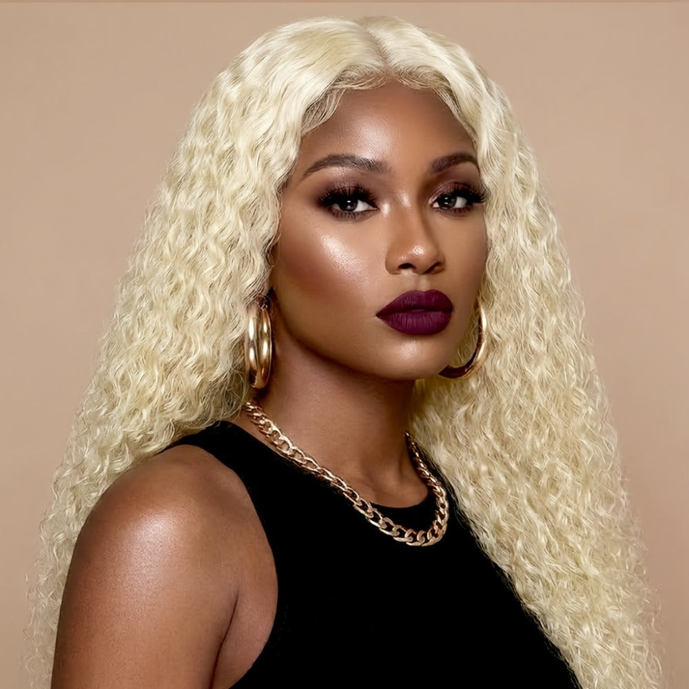 Women's Wig - Deep Wave | Pre-Styled Hairline, Fluffy Thick Natural Look, Comfortable - product detail view 7