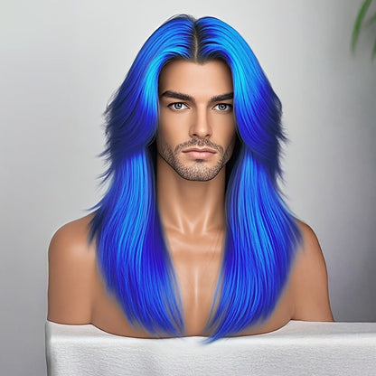 Women's Wig - Long Straight Layered for & Men - 28 Inch Glueless No Glue Heat Resistant - product detail view 9